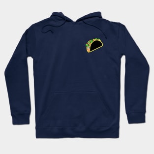 Neon Taco Bar Sign Top Left Hoodie